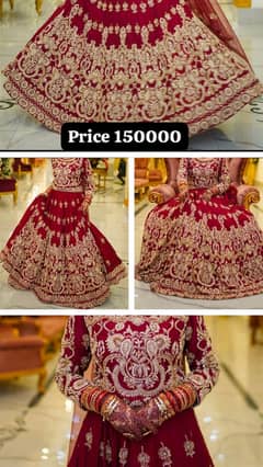 Bridal lehnga | bridal dress | Barat Red Lehnga | wedding dress