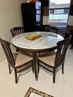 4 seater pure sheesham wood dining table