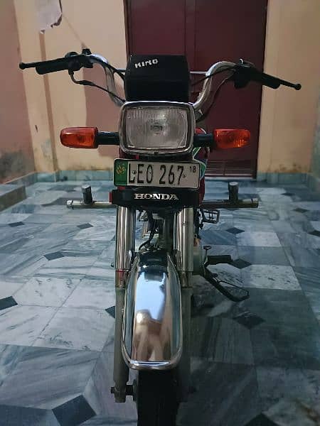 Honda 70cc bike 2018 model 0