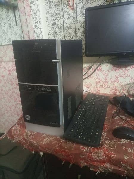 best Condition HP All Set Complete CPU 20 inch Led keyboard Muse All 2