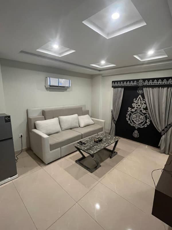 1 BHK Brand New 1st Entry Fully Furnished Apartment For Sale In sector E BHARIA Town Lahore 1