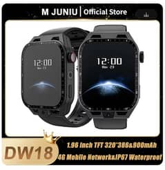 4G Smart Watch Men Sim Card Slot Dual Camera Phone