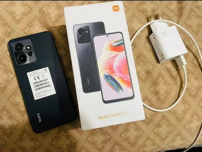 Urgant sale Redmi note 12 full box 8/128 warranty 6 month available 5