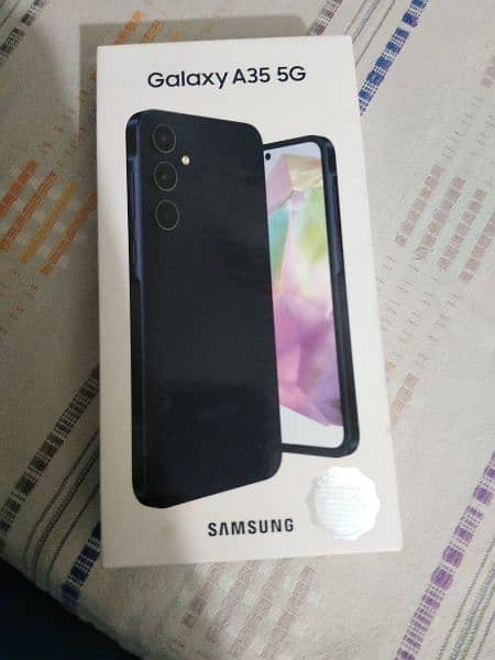 Samsung a35 just box open 1