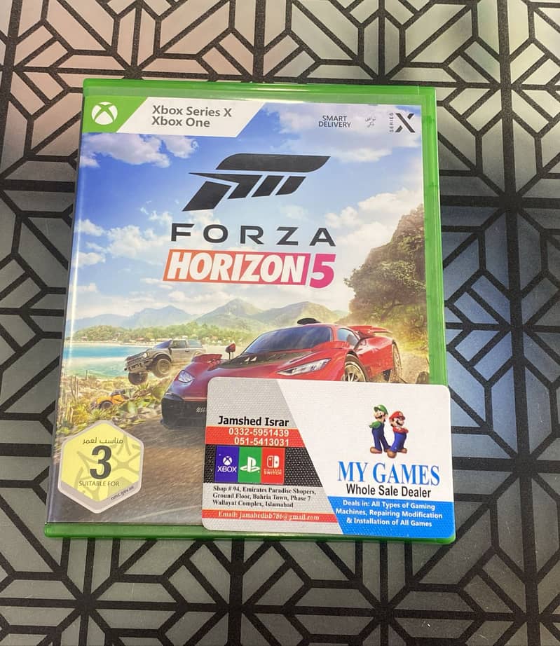 FORZA HORIZEN 5 SEIRES X OR ONE S USED AVAILABLE AT MY GAMES. 0