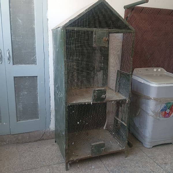 Heavy weight iron cage ideal for hens and other pets 4