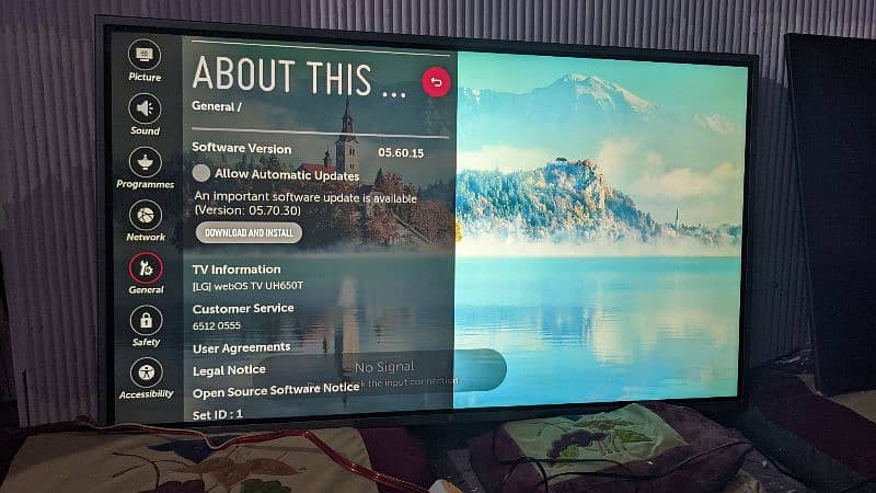 LG smart LED Tv 49 inches 4k 5