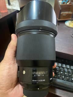 Sigma 85mm f1.4 DG HSM art Nikon mount for sale in 10/9.5 0