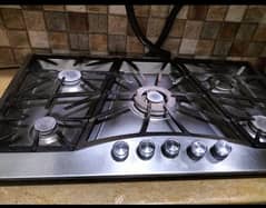 5 Burners Stove Blue Flame Automatic (Imported Quality) 0