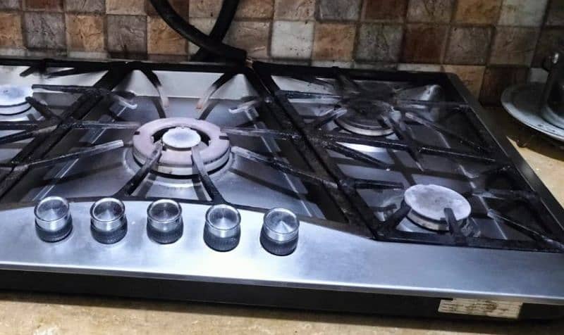 5 Burners Stove Blue Flame Automatic (Imported Quality) 2