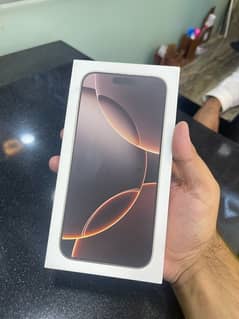 iphone 16pro max 256gb desert titanium box pack non active