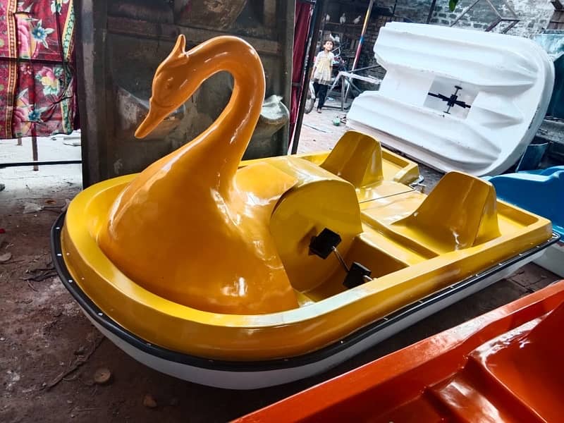 fiberglass duck design paddle boat (new design) 4