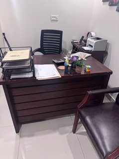 OFFICE TABLE ( 1 Table with side Table + 1 Table single ) 0