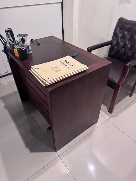 OFFICE TABLE ( 1 Table with side Table + 1 Table single ) 6