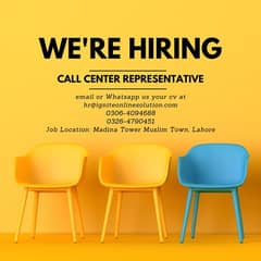 Call Center Job Available