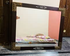 mirror new condition pure heavy wood