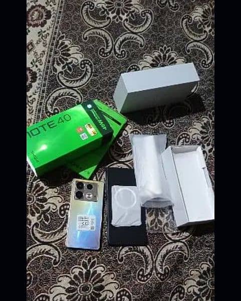 Infinix Note 40 With all accessories 10/9.5 condition 1