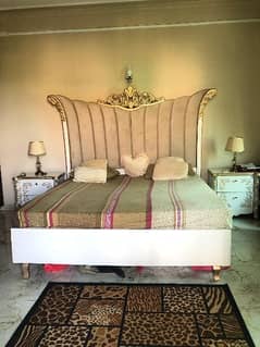 Royal King size bed with dressing