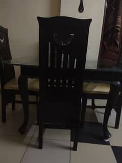 4 chairs set dinning table