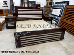 Double Bed / Bed Set / Side Tables / Furniture