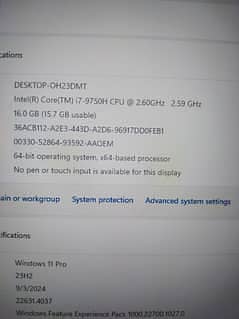 Lenovo P73 4GB Nvidia Quadro P620 9th GEN Core i7 9750H 16GB/256GB-SSD 1