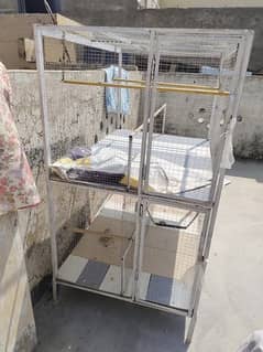 cage for sale steel made special barfi jali good candition