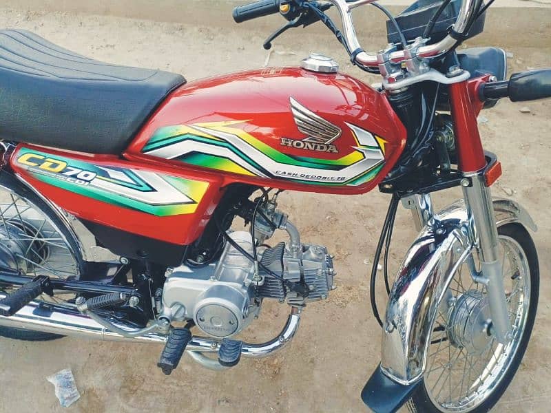 Honda CD70 2023 Number laga huwa Paki 23 1