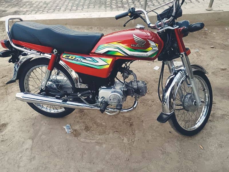 Honda CD70 2023 Number laga huwa Paki 23 2