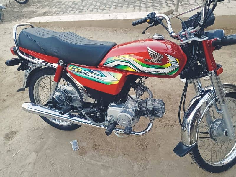 Honda CD70 2023 Number laga huwa Paki 23 4