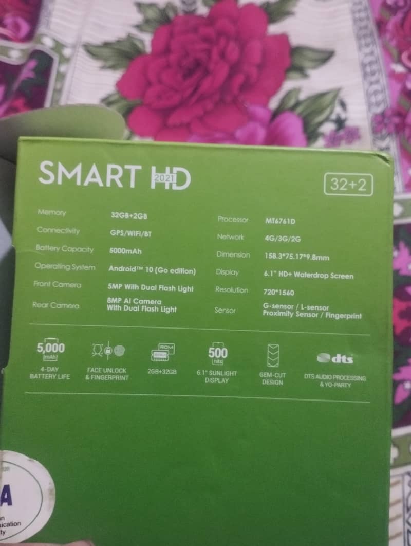 Infinix smart HD 2 ram 32 storage 3