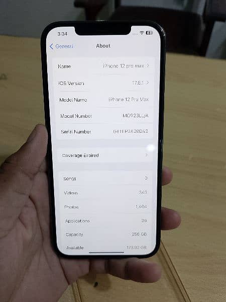 Iphone 12 pro max 256gb non pta jv 3