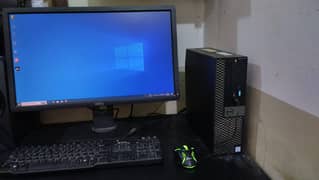 Dell optiplex 7040 i5 6 generation with 24 inches LCD Complete Setup