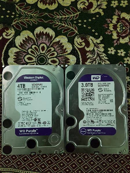 4TB WD PURPLE INTERNAL HARD DRIVE 0