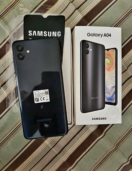 Samsung A04 With Box pta approved 2