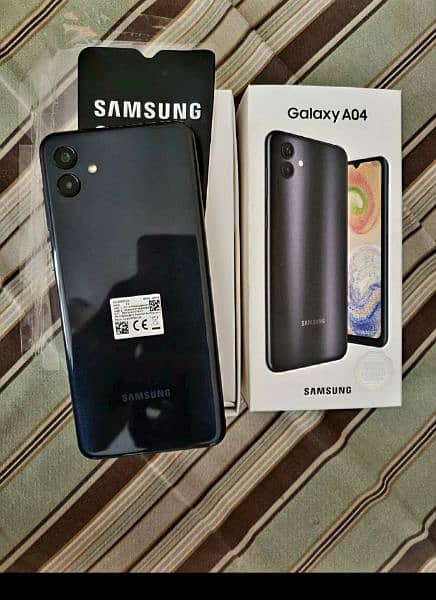 Samsung A04 With Box pta approved 5