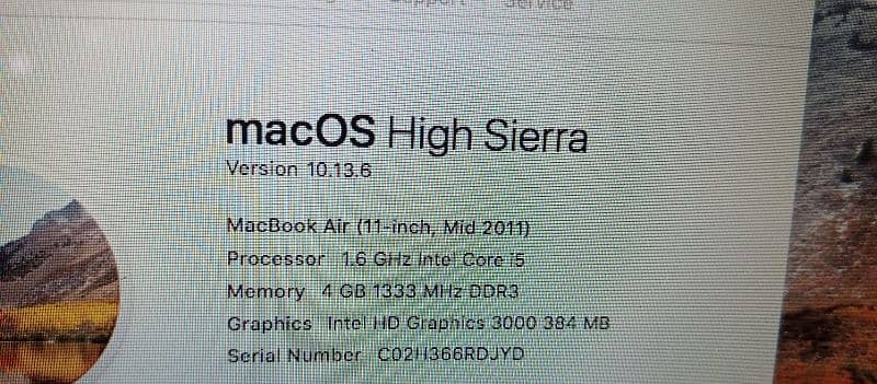 Apple Macbook Air 2011 5