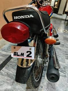 HONDA CG 125 2019 GOLDEN NUMBER SLM-2 03151171115