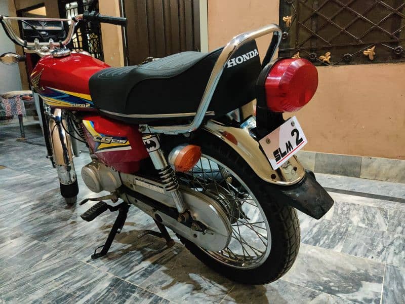 HONDA CG 125 2019 GOLDEN NUMBER SLM-2 03151171115 6