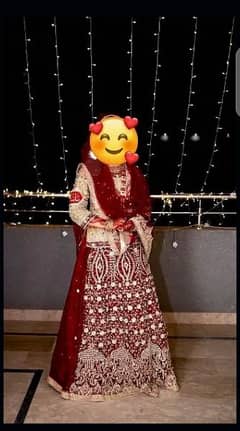 bridal lehnga complete set for sale