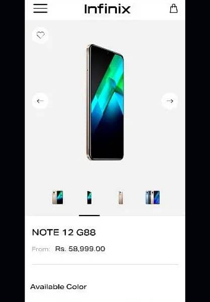 infinix note 12 4+3 gb ram 128 gb storage all ok 1