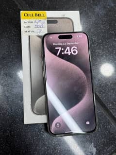 iphone 15 pro Natural Titanium 128 GB JV