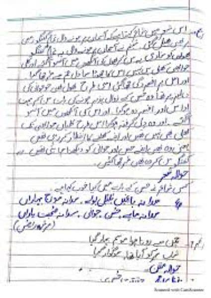 i can write urdu assigments 0