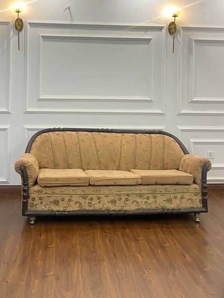 Vintage, beautiful, comfortable sofa set, real wood 0