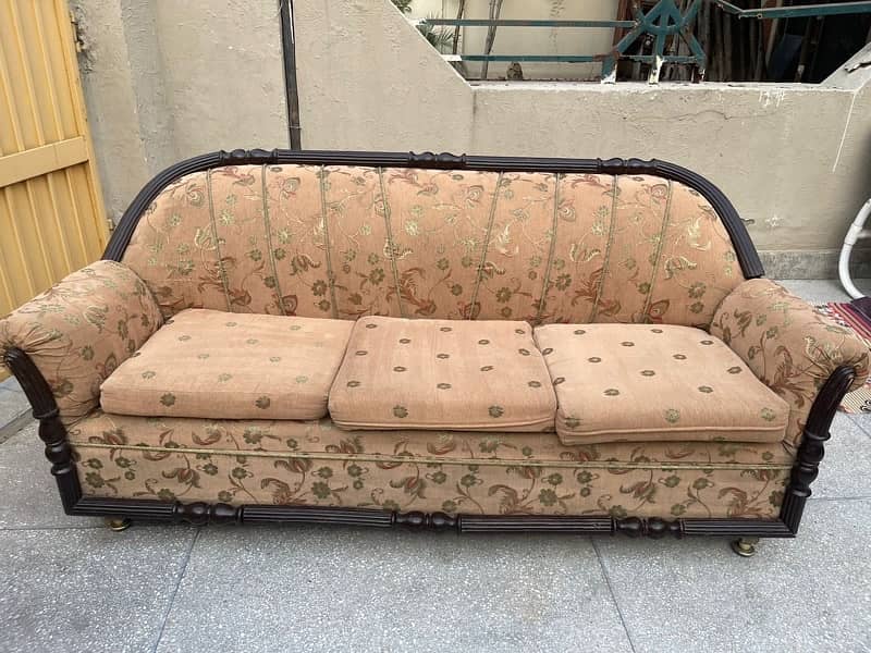 Vintage, beautiful, comfortable sofa set, real wood 2