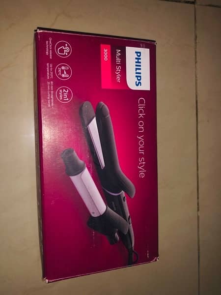 Philips multi hair styler (straightener+curler) 0