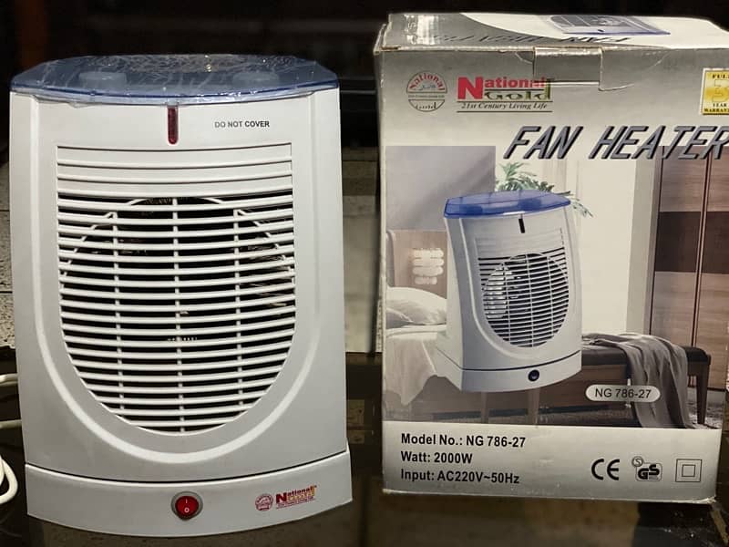 National Gold - Electric Fan Heater NG-27M 1