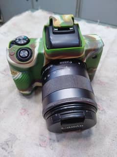 canon m50 with 18-55 m mount