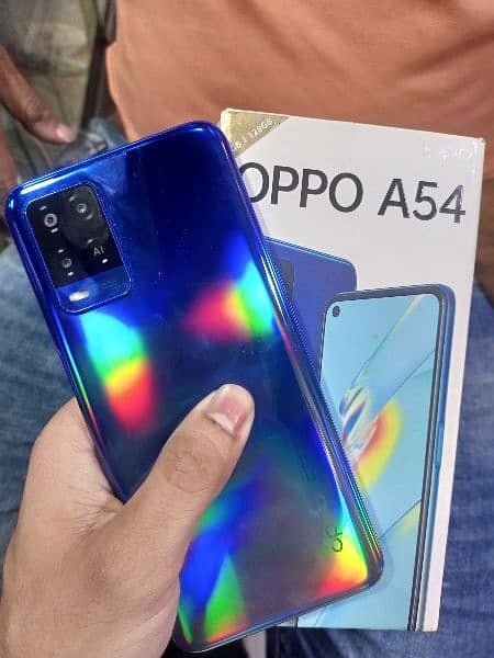 Oppo A54 Good condition 4GB 128GB seald set Complete saman Pta aproved 1