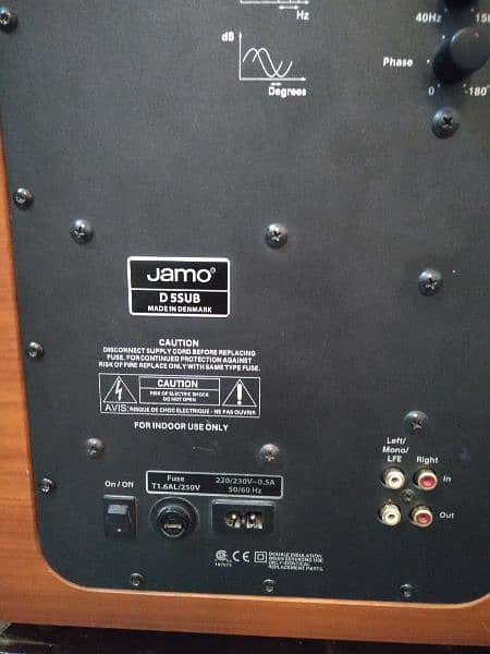 Jamo d5 sub subwoofer 10inch 1