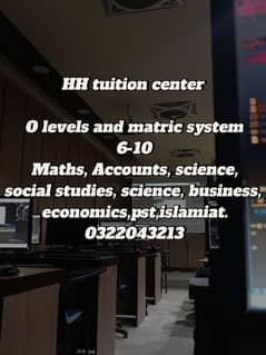 tuition at Manzoor colony by o level students